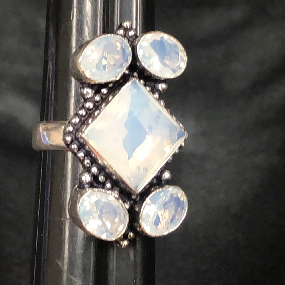 Opalite Silver Ring - image 7